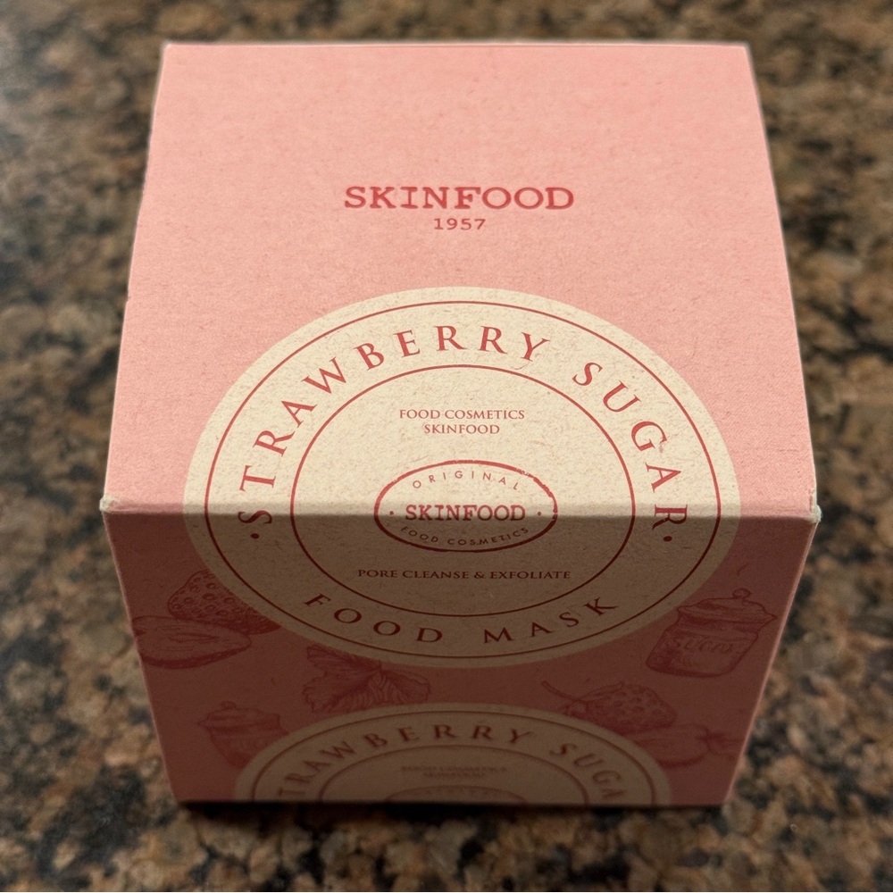 Strawberry Sugar Food Mask, 4.23 oz (120 g), Skinfood